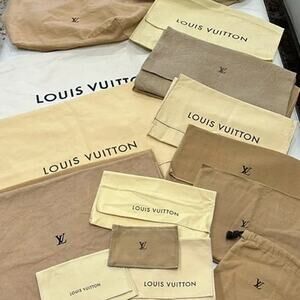 1 Authentic Louis Vuitton Drawstring Dust Bag– 24"W x 22"H